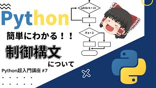 【Python超入門】簡単にわかる！！ 制御構文！！ 【ゆっくり解説】