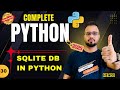 Python Tutorial in Hindi #30 - CRUD Operations using sqlite3