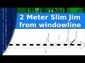 Ham Radio - A 2 meter Slim Jim from window line.