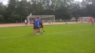 Brązowa sztafeta dziewczyn 4x100 Mistrzostwa Województwa SP SZS - Lubawa 2017.mp4