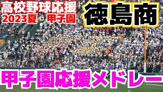 【高校野球応援 】徳島商　甲子園応援メドレー　【2回戦　智辯学園 vs 徳島商】2023.8.13ブラバン応援　甲子園応援