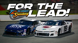 Contact up front at Tri-County! Late Model Stock weekly vlog with Landon Huffman!