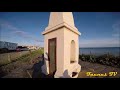 the greenwich meridian line at peacehaven east sussex england