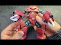 gunpla strengthening the loose joints of the amazing z gok with 100 yen shops attaching arms ...