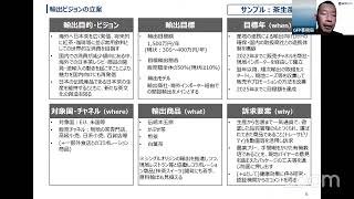 【輸出コーディネーター育成講座】第4回：輸出戦略・計画立案の流れ