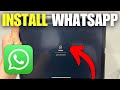 How To Download & Install WhatsApp on iPad