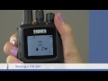 sepura sbp8000 portable radio receiving a call alert training video