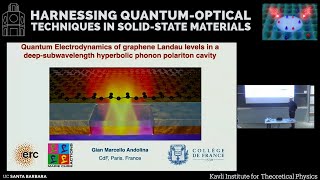 Quantum Electrodynamics of graphene Landau levels in a... | Gian Marcello Andolina (SNS Pisa)