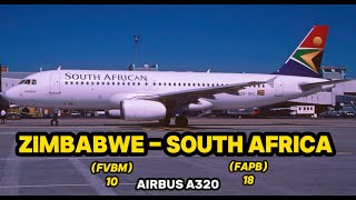 *AIRBUS A320* | ZIMBABWE - SOUTH AFRICA I LIVE WEATHER | MSFS