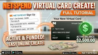 Netspend Virtual Card খোলার সঠিক নিয়ম ২০২৬ | How to Create Netspend Account Step-by-Step