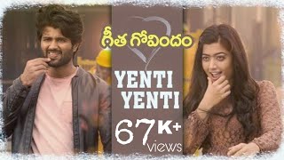 Yenti yenti | VDK | Rashmika | GEETHAGOVINDHAM | love💖❤💓💕 Whatsapp status | short video