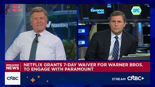 Netflix grants Warner Bros. Discovery 7-day waiver to reopen deal talks with Paramount Skydance