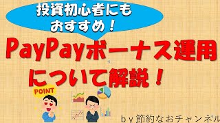 【あなたはどのコース？】初心者におすすめのPayPayボーナス運用！