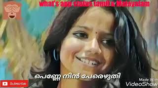 New Malayalam what's app status- njan oru rajavayal song