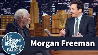 Morgan Freeman Snores During Jimmy's Driving Miss Daisy Story