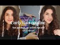 Detailed CURLY Hair Routine, Q&A, fav products, tips and tricks to achieve defined curls + GIVEAWAY