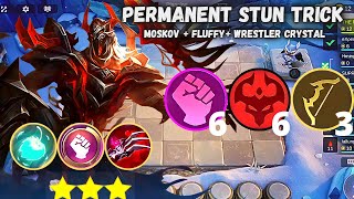 PERMANENT STUN IS REAL | NOBODY CAN STOP WRESTLER MOSKOV WITH FLUFFY | MAGIC CHESS BEST SYNERGY