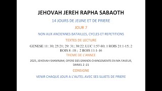 NON AUX ANCIENNES BATAILLES, CYCLES ET REPETITIONS (SOIR 8)/18H/20-01-25/Rev Joseph-Calvin TSESSIDE