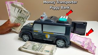 Money Transporter Piggy Bank Unboxing & Testing - Chatpat toy tv
