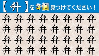 🆕新着【難問レベル最上級！】『全部は見つけられない』漢字間違い探し