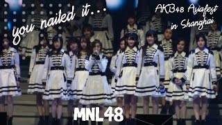 MNL48 Fancam [AKB48 Asiafest Shanghai 2019]