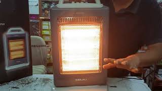 Heater 1200 w | Bajaj Heater RH3H 1200W #bajajheater