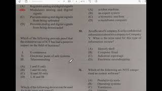 CSEC INFORMATION TECHNOLOGY PAPER 1 2023 JUNE #ITpaper1
