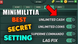 DA2 Mini Militia | Best Secret Setting You Don't Know | mini militia secret tips and trick