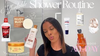 How to smell good ALL DAY on a BUDGET! | AFFORDABLE SHOWER ROUTINE