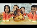 LECHON MANOK MUKBANG while REACTING TO YOUR COMMENTS | Nitch & Fam Kids