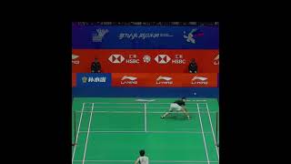 Power Smash Brian Yang vs Wang Tzu Wei #badminton #羽毛球 #sports #shorts