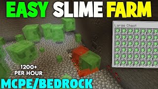 Most Easy Slime Farm Minecraft 1.20 | Pocket Edition