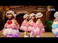 the little girl is crying with dancing but she is the only one who remenber how to dance