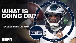 Jalen Hurts is trying to push ANY BUTTON HE CAN! - Domonique Foxworth | Get Up