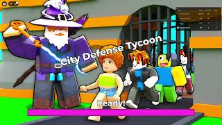 THE CLOWNS SHALL NOT GET THROUGH OUR DEFENSES | Roblox City Defense Tycoon