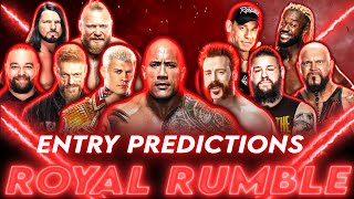 WWE Royal Rumble 2023 Entry Predictions