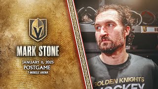 Mark Stone Postgame 1/11: Not Executing At A High Level Offensively