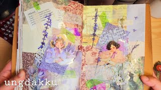 🤍ASMR | ⭐️journaling⭐️ | ❤️Title : 다이어리 꾸미기💕 / Decorating a diary💕