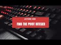 Find the Pivot Integer - LeetCode 2485 (Using Cumulative Sum)
