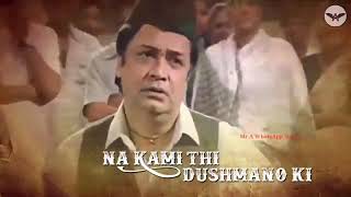 Kabhi bekashi ne mara. khishore kumar song  movie Alag alag    stutus