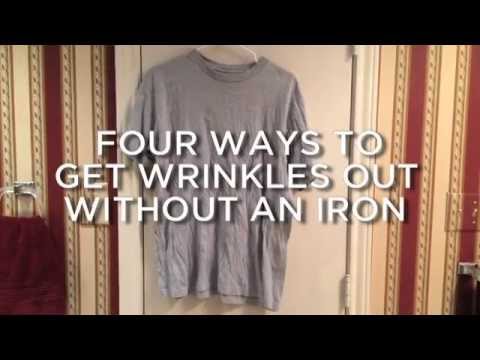 Wrinkled Shirt Fast Fix, No Iron Required! Wrinkled Shirt Fast Fix, No Iron Required!