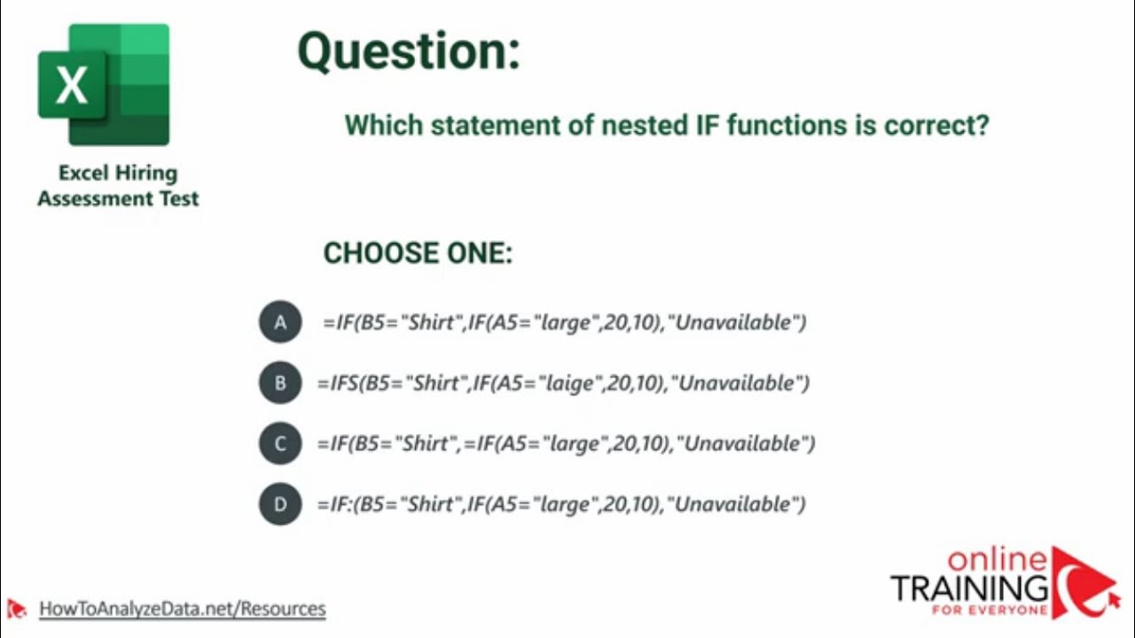 Free Excel Assessment Practice Test 2023 Prep Guide By, 50% OFF