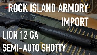 Rock Island Armory LION 12 Ga Shotgun DISASSEMBLY FAIL! Unboxing the Turkish Semi-Auto.