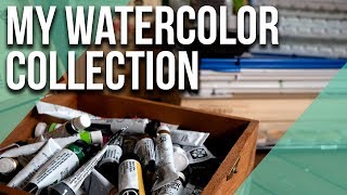 ALL OF THE WATERCOLORS I OWN // Watercolor Palette Tour // 2018