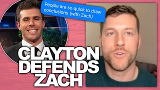 Bachelor Clayton Echard DEFENDS Zach Shallcross Amidst Criticism From Alumn Nick Viall & Ben Higgins