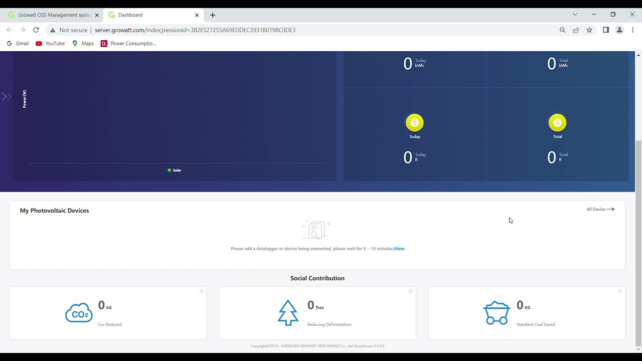 Growatt Oss Account Setup Plant Setup And Dongle Setup Youtube