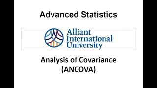 Analysis of Covariance (ANCOVA)