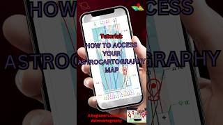 Quick Tutorial on How to pull up your Astrocartography map 🗺️