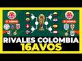 Colombia's Potential Round of 32 Opponents in the 2026 World Cup 🇨🇴🏆