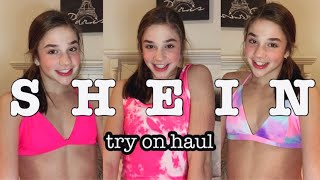 HUGE shein bikini + clothing try on haul | valentines series 2/2